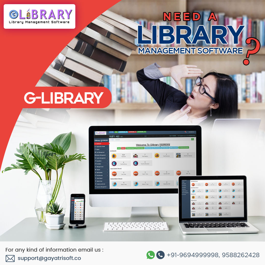 Barcode Based Digital Library Management Software For School College photo